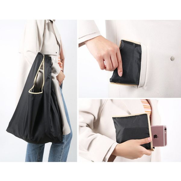 waterproof oxford cloth supermarket black folding shopping bag eco storage bag reusable portable tote kitchen supplies
waterproof oxford cloth supermarket black folding shopping bag eco storage bag reusable portable tote kitchen supplies