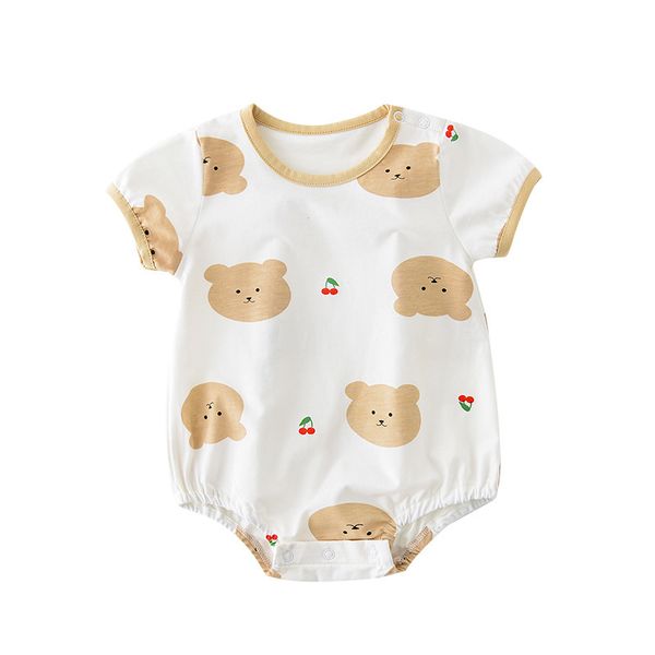 baby boys girls bodysuits cute cartoon animal short-sleeved printed, Blue
baby boys girls bodysuits cute cartoon animal short-sleeved printed, Blue