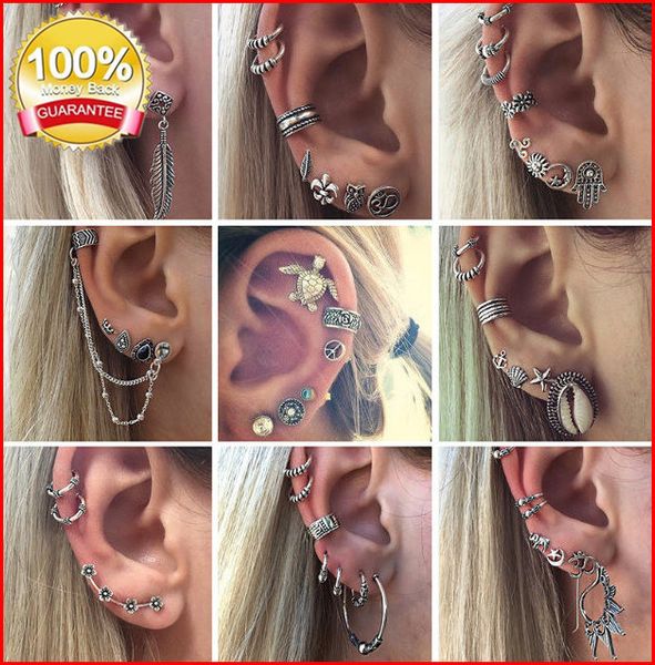 vintage owl leaves alloy stud hoop earring set boho women silver arrow fatima carved ear clip jewelry kit 7 pcs 8 pcs set
vintage owl leaves alloy stud hoop earring set boho women silver arrow fatima carved ear clip jewelry kit 7 pcs 8 pcs set