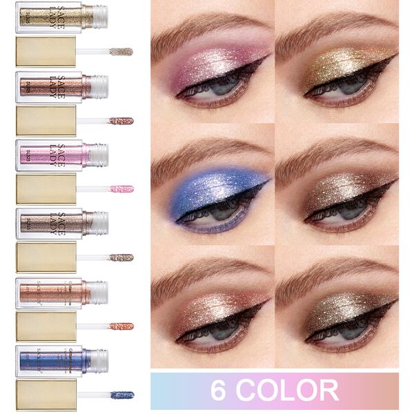 sace lady 6 colors/lot liquid glitter eyeshadow waterproof long-lasting shimmer eyeshadow eye makeup accessorices
sace lady 6 colors/lot liquid glitter eyeshadow waterproof long-lasting shimmer eyeshadow eye makeup accessorices