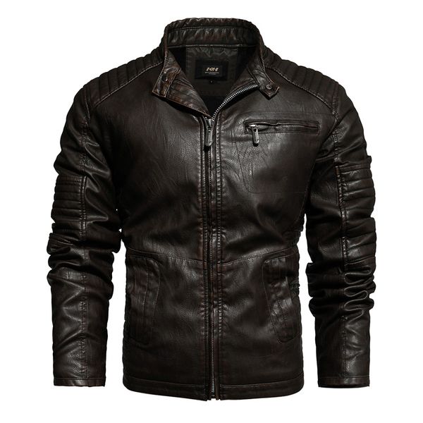 new fashion motorcycle leather jackets men pu leather jacket male casual coat jaqueta de couro masculina, Black
new fashion motorcycle leather jackets men pu leather jacket male casual coat jaqueta de couro masculina, Black