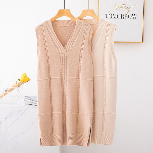 2020 casual winter oversize straight sleeveless sweater dress women knit midi dress female split side loose sweater dresses a63, White;black
2020 casual winter oversize straight sleeveless sweater dress women knit midi dress female split side loose sweater dresses a63, White;black
