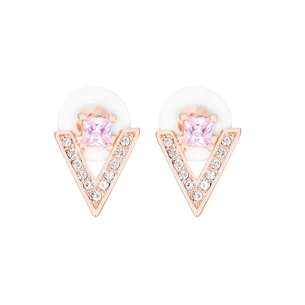 fashion pink crystal v-shaped earrings and high-quality earrings and studs swa jewelry crystal necklace festival couple gift, Silver
fashion pink crystal v-shaped earrings and high-quality earrings and studs swa jewelry crystal necklace festival couple gift, Silver