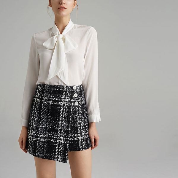 new cutting small perfume wind restoring ancient ways plaid skirts of copy each type shell button a word, Black
new cutting small perfume wind restoring ancient ways plaid skirts of copy each type shell button a word, Black