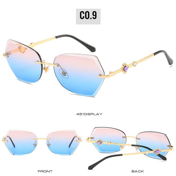 trimmed rimless sunglasses rimless sunglasses women vintage brand designer cat eye sun glasses fashion pink glasses frameless trimming zsohp, White;black
trimmed rimless sunglasses rimless sunglasses women vintage brand designer cat eye sun glasses fashion pink glasses frameless trimming zsohp, White;black