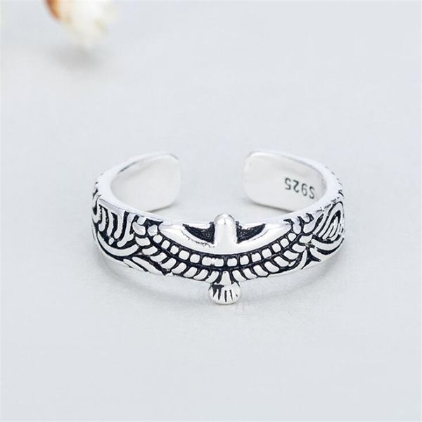 new arrival domineering personality cute animal 925 sterling silver jewelry retro eagle geometric flower opening rings sr88
new arrival domineering personality cute animal 925 sterling silver jewelry retro eagle geometric flower opening rings sr88