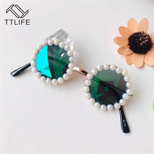 ttlife cute baby 2020 kids sunglasses metal round pearl girls pink round childrend sun glasses gafas de sol uv400, White;black
ttlife cute baby 2020 kids sunglasses metal round pearl girls pink round childrend sun glasses gafas de sol uv400, White;black