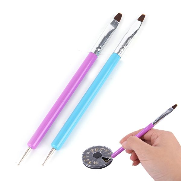 1pc double-headed nail art dotting pens nail art design dotting painting drawing brush pen tools, Silver
1pc double-headed nail art dotting pens nail art design dotting painting drawing brush pen tools, Silver