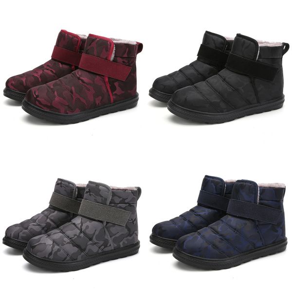 men boots waterproof plus size men ankle snow boots shoes warm fur plush hook & loop man winter shoes footwear, Black
men boots waterproof plus size men ankle snow boots shoes warm fur plush hook & loop man winter shoes footwear, Black