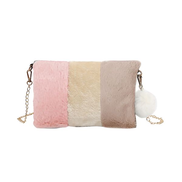 panelled color matching plush shoulder bag lady chain handbag autumn and winter wild zipper bag fashion lovely design bags
panelled color matching plush shoulder bag lady chain handbag autumn and winter wild zipper bag fashion lovely design bags