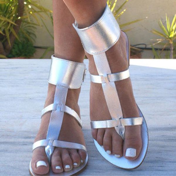 plus size summer women's roman sandals ankle wrap buckle casual flat sandal solid pu leather female flip flop beach sandals, Black
plus size summer women's roman sandals ankle wrap buckle casual flat sandal solid pu leather female flip flop beach sandals, Black