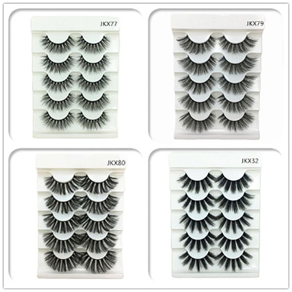 false eyelashes jkx79 5 pairs of thick 3d 6d three-dimensional cross customized support
false eyelashes jkx79 5 pairs of thick 3d 6d three-dimensional cross customized support