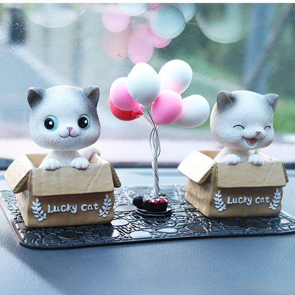 car ornament automotive dashboard decor ornament cute shaking head cat toys gift car accessories interior doll auto decoration
car ornament automotive dashboard decor ornament cute shaking head cat toys gift car accessories interior doll auto decoration