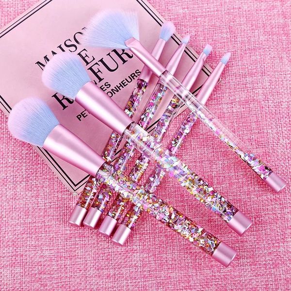 7pcs crystal sequin makeup brush set loose powder foundation blush eyeshadow eyebrow lip brushes kit cosmetic
7pcs crystal sequin makeup brush set loose powder foundation blush eyeshadow eyebrow lip brushes kit cosmetic