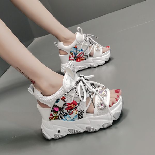 wedge multicolored sandals heel shoe thick increasing height comfort shoes for women high heels 2020 women's open toe, Black
wedge multicolored sandals heel shoe thick increasing height comfort shoes for women high heels 2020 women's open toe, Black
