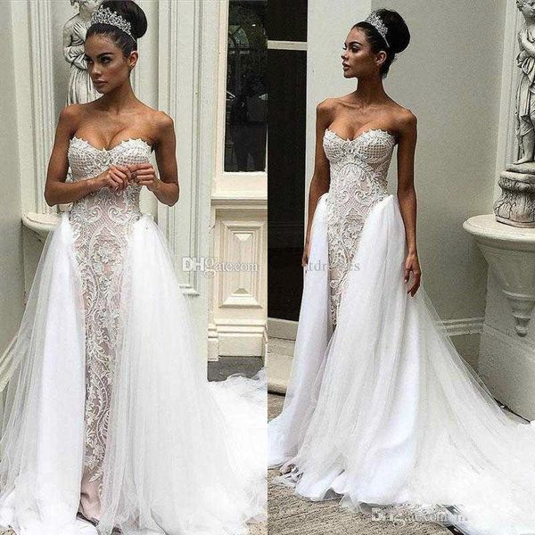 vintage 2020 overskirts wedding dresses sweetheart neckline delicate appliques wedding gowns sweep length sleeveless bridal gown, White
vintage 2020 overskirts wedding dresses sweetheart neckline delicate appliques wedding gowns sweep length sleeveless bridal gown, White