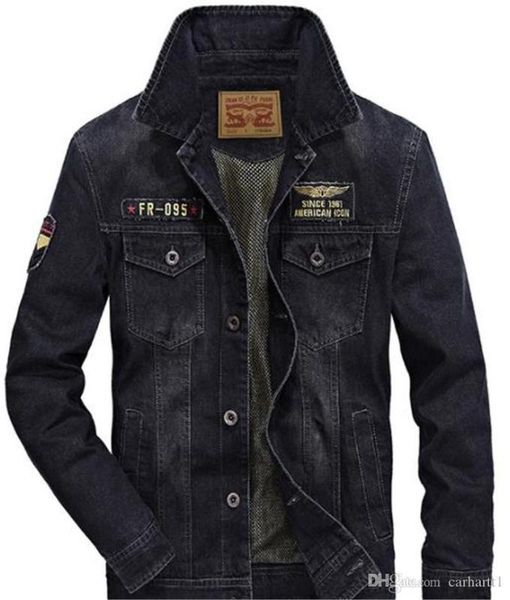 designer jean jackets loose epaulet single breasted mens jean jackets casual males clothing vintage fashion mens, Black;brown
designer jean jackets loose epaulet single breasted mens jean jackets casual males clothing vintage fashion mens, Black;brown