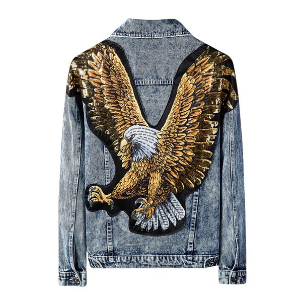 sequin eagle punk denim jacket men hipster jeans jacket hip hop streetwear oversized harajuku denim outwear for male 2020, Black;brown
sequin eagle punk denim jacket men hipster jeans jacket hip hop streetwear oversized harajuku denim outwear for male 2020, Black;brown