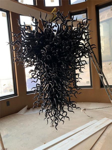 large size hand blown black glass chandelier lighting custom made murano glass pendant lamps l decor glass hanging led chandeliers
large size hand blown black glass chandelier lighting custom made murano glass pendant lamps l decor glass hanging led chandeliers