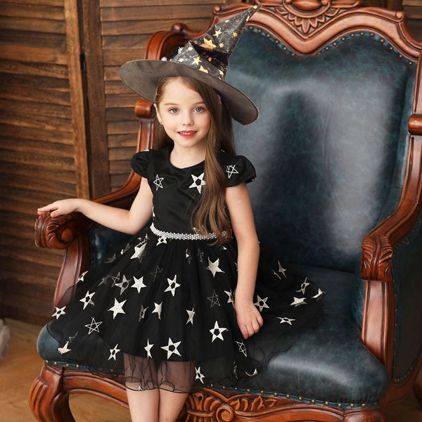 child girls kids halloween star princess performance formal dress+hat clothes new year dresses for girl baby clothing, Red;yellow
child girls kids halloween star princess performance formal dress+hat clothes new year dresses for girl baby clothing, Red;yellow