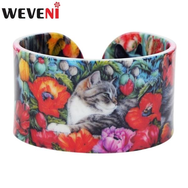 weveni plastic colorful elegant cat kitten bangles bracelets fashion craft jewelry for women girl animal accessories wholesale, Black
weveni plastic colorful elegant cat kitten bangles bracelets fashion craft jewelry for women girl animal accessories wholesale, Black