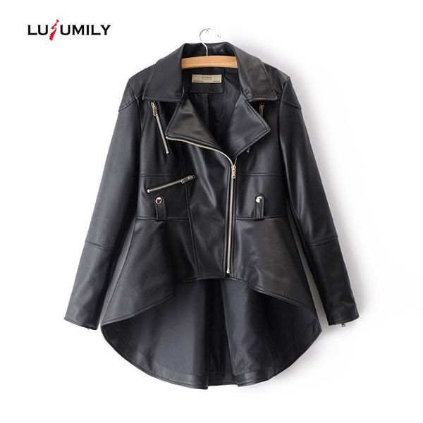 lusumily winter pu leather jacket women casual zipper motorcycle jackets lady autumn soft leather basic coat black outwear
lusumily winter pu leather jacket women casual zipper motorcycle jackets lady autumn soft leather basic coat black outwear