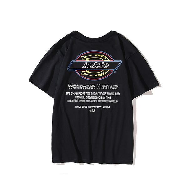 2020/dickies menswear womens designer cotton t-shirt luxury logo printed round neck short sleeve t-shirt summer, White;black
2020/dickies menswear womens designer cotton t-shirt luxury logo printed round neck short sleeve t-shirt summer, White;black