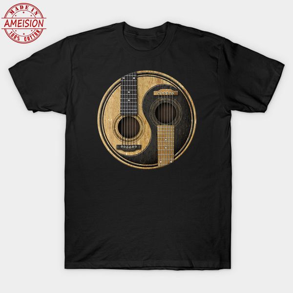 men acoustic guitars yin yang music tee shirt custom t shirt short sleeve cotton o neck hip hop style tshirt for men, White;black
men acoustic guitars yin yang music tee shirt custom t shirt short sleeve cotton o neck hip hop style tshirt for men, White;black