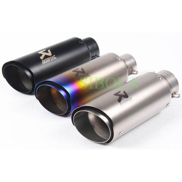 51mm 60mm universal motorcycle exhaust akrapovic laser muffler stainless steel for yamaha er6n r1 r3 r6 mt07
51mm 60mm universal motorcycle exhaust akrapovic laser muffler stainless steel for yamaha er6n r1 r3 r6 mt07