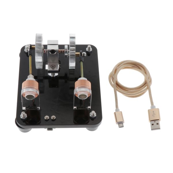 double coil reciprocating brushless hall motor 
double coil reciprocating brushless hall motor