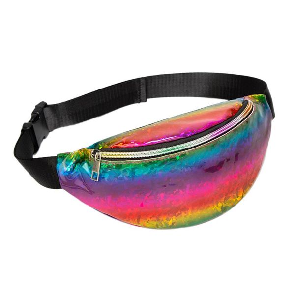 new summer women gradient waist laser strap bag handbag colorful zipper adjust rainbow pu leather
new summer women gradient waist laser strap bag handbag colorful zipper adjust rainbow pu leather