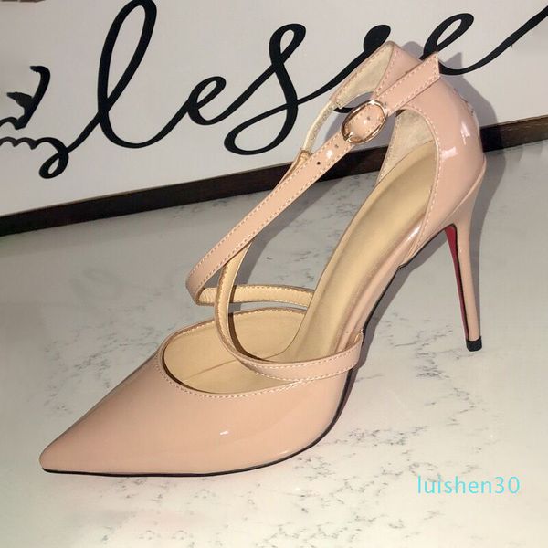 with box fashion luxury designer women shoes high heels 9cm 11 cm nude black high heel leather pointed toes pumps bottoms dress shoes l30
with box fashion luxury designer women shoes high heels 9cm 11 cm nude black high heel leather pointed toes pumps bottoms dress shoes l30