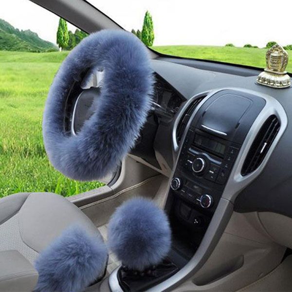 3 pcs/set charm warm long wool plush car steering wheel cover woolen car steering whee accessory steering-wheel styling
3 pcs/set charm warm long wool plush car steering wheel cover woolen car steering whee accessory steering-wheel styling