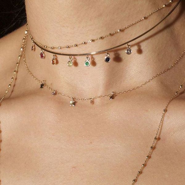2019 sale gold color rainbow colorful cz drop torques collar necklace for charm women european fashion open choker jewelry, Silver
2019 sale gold color rainbow colorful cz drop torques collar necklace for charm women european fashion open choker jewelry, Silver