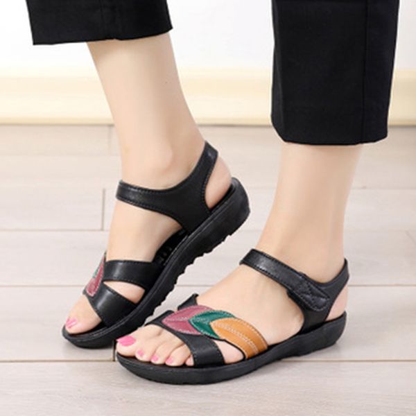 2020 women sandals woman hook loop mixed up flats ladies open toe comfortable shoes female beach casual footwear summer new, Black
2020 women sandals woman hook loop mixed up flats ladies open toe comfortable shoes female beach casual footwear summer new, Black