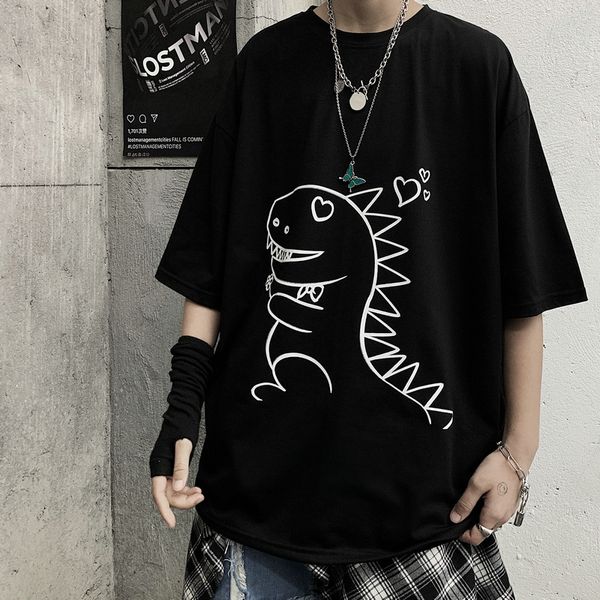 cartoon t-shirt short sleeve harajuku t shirt for men women ulzzang korean clothes hip hop tshirt male streetwear tee summer, White;black
cartoon t-shirt short sleeve harajuku t shirt for men women ulzzang korean clothes hip hop tshirt male streetwear tee summer, White;black