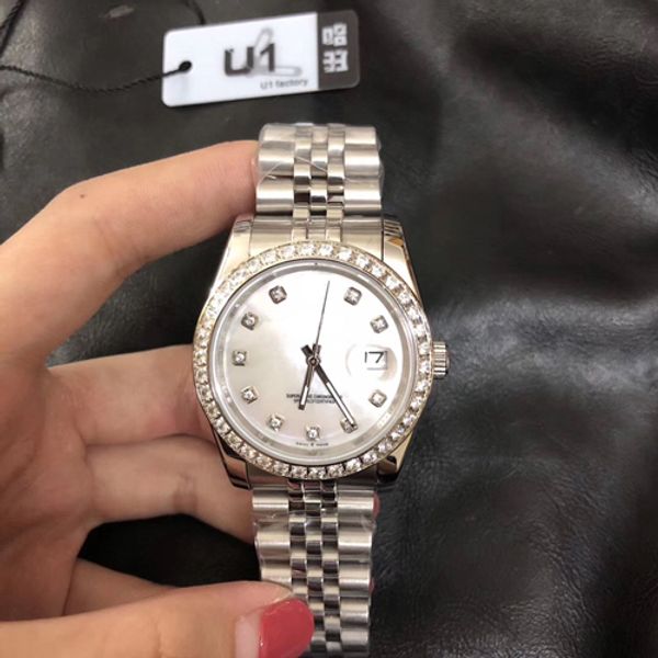 u1 factory 36mm men's watches automatic mechanical sapphire diamond stainless steel lady watches male female wristwatches, Slivery;brown
u1 factory 36mm men's watches automatic mechanical sapphire diamond stainless steel lady watches male female wristwatches, Slivery;brown