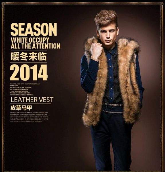 sari sari india pakistan clothing 2019 new europe men's winter hooded vest plush fashion imitation wild hair coat, Black
sari sari india pakistan clothing 2019 new europe men's winter hooded vest plush fashion imitation wild hair coat, Black