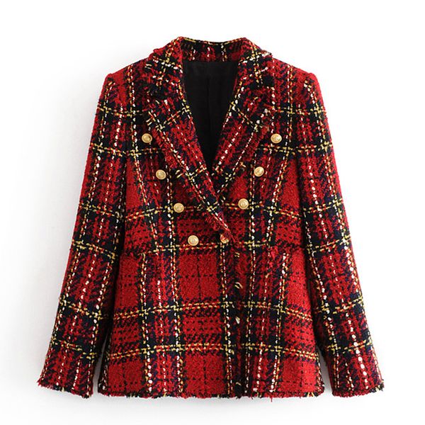 harada double breasted blazers women fashion notched jackets women elegant plaid printed long sleeve suits female ladies kh, White;black
harada double breasted blazers women fashion notched jackets women elegant plaid printed long sleeve suits female ladies kh, White;black