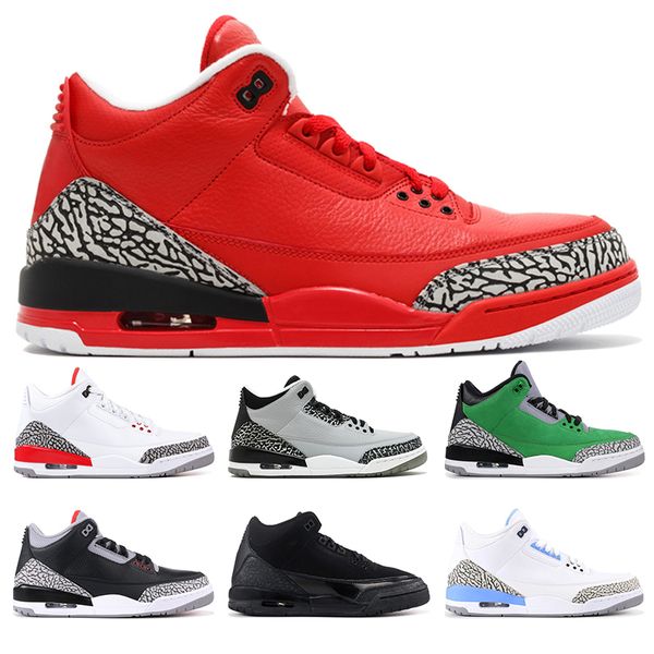 New arrivel Air Retro jordan men basketball shoes 3s BLACK CEMENT Black Cement KATRINA UNC WOLF GREY mens sports sneakers size 7-13
New arrivel Air Retro jordan men basketball shoes 3s BLACK CEMENT Black Cement KATRINA UNC WOLF GREY mens sports sneakers size 7-13