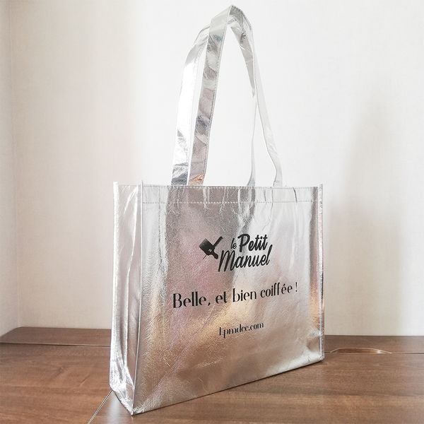 500pcs/lot silver non-woven bag tote package custom high-quality eco handbags reusable grocery shopper wholesales
500pcs/lot silver non-woven bag tote package custom high-quality eco handbags reusable grocery shopper wholesales