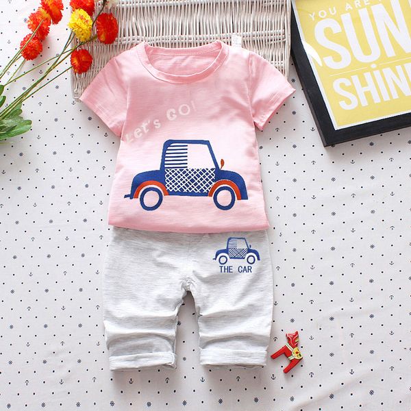 2pcs summer baby boy cartoon car print short sleeve t-shirt pants casual outfits clothes new, White
2pcs summer baby boy cartoon car print short sleeve t-shirt pants casual outfits clothes new, White