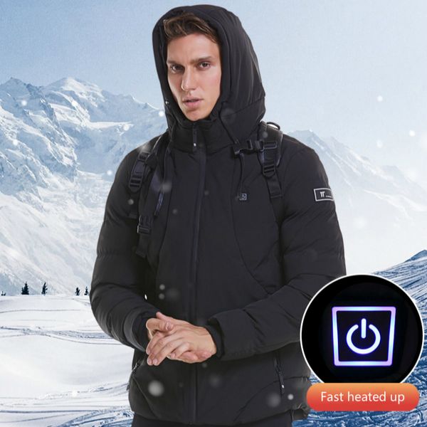 electric heated jacket women men winter jacket men 2019 hooded winter coat warm coat casual parka male winterjacke herren, Black
electric heated jacket women men winter jacket men 2019 hooded winter coat warm coat casual parka male winterjacke herren, Black