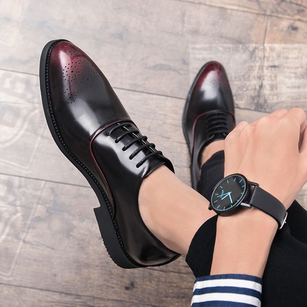 italian designer brogue shoes business dress genuine leather lace up men formal dress oxfords party office wedding party shoes 4, Black
italian designer brogue shoes business dress genuine leather lace up men formal dress oxfords party office wedding party shoes 4, Black