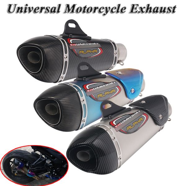 universal motorcycle yoshimura exhaust pipe escape modified carbon muffler db killer for ninja 400 gsxr600 k6 r15
universal motorcycle yoshimura exhaust pipe escape modified carbon muffler db killer for ninja 400 gsxr600 k6 r15