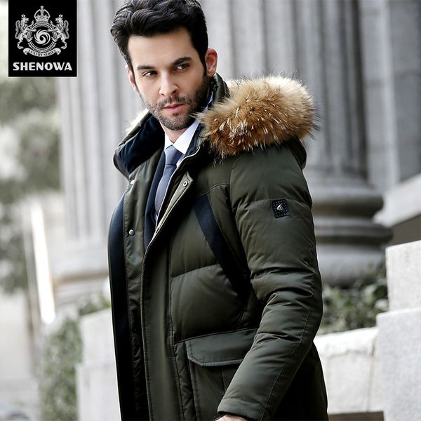 novatex thickening fashion long design commercial large fur collar with a hood down coat male men's jackets, Black
novatex thickening fashion long design commercial large fur collar with a hood down coat male men's jackets, Black