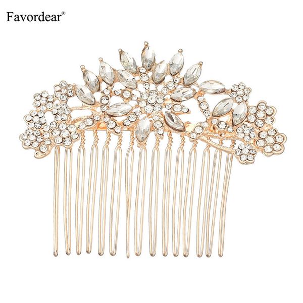 2019 new hair accessories gorgeous rose gold wedding comb delicate alloy white crystal bridal headwear for party banquet wedding
2019 new hair accessories gorgeous rose gold wedding comb delicate alloy white crystal bridal headwear for party banquet wedding