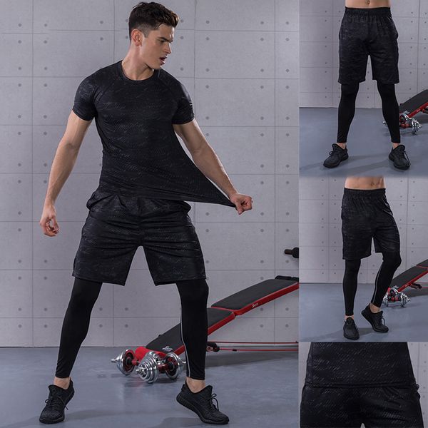 3pcs men's sport suits print compression sets quick dry running sets sports joggers training gym fitness tracksuits, Black;blue
3pcs men's sport suits print compression sets quick dry running sets sports joggers training gym fitness tracksuits, Black;blue