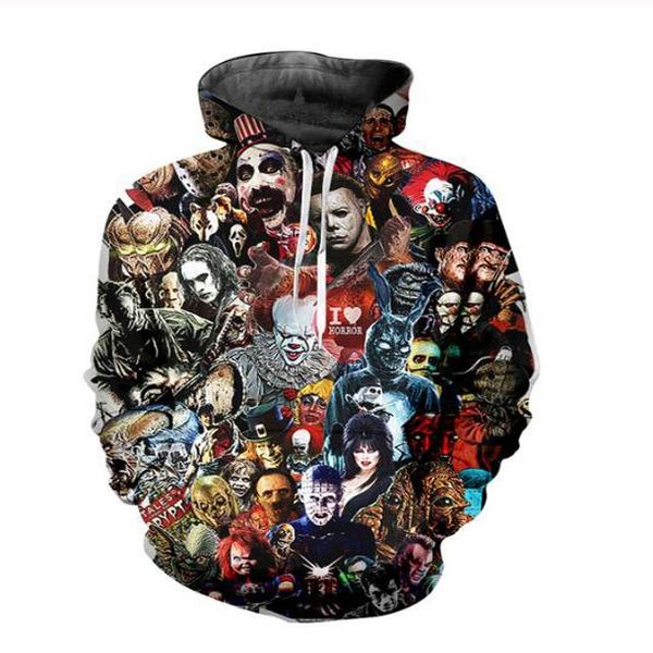 new fashion women men skull horror mask film clown casual 3d printed crewneck sweatshirts hoodies sportwear coat wr281, Black
new fashion women men skull horror mask film clown casual 3d printed crewneck sweatshirts hoodies sportwear coat wr281, Black