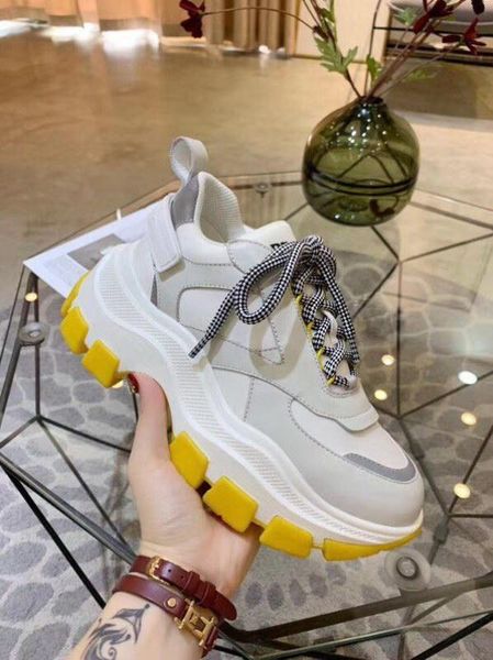 2019 fashion luxury women designer platform catwalk all star color matching thick-soled old couple shoes sport sneakers taille 36-40, Black
2019 fashion luxury women designer platform catwalk all star color matching thick-soled old couple shoes sport sneakers taille 36-40, Black